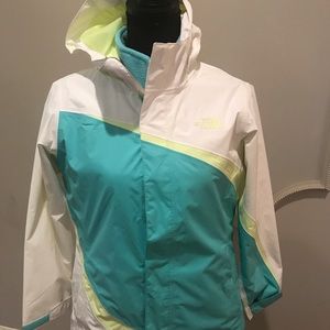 North face rain thermal rain jacket
